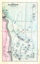 Ellsworth City - Village Plan 3, Hancock County 1881